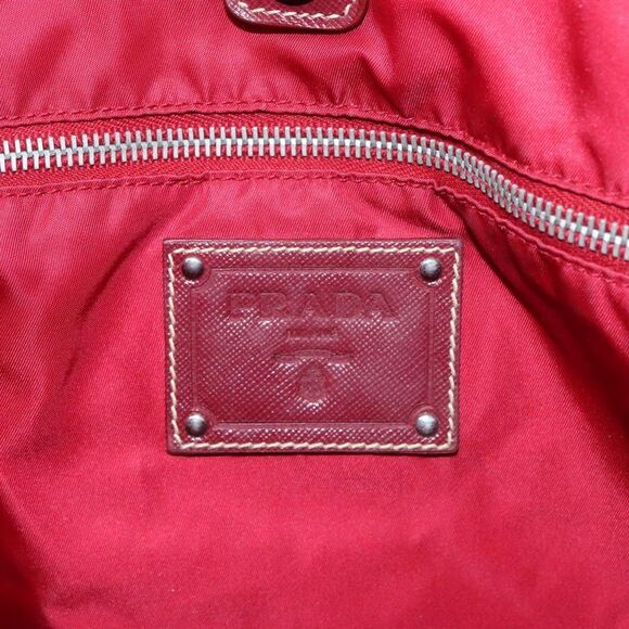 Prada Re-Nylon Pink Synthetic Tote Bag (Pre-Owned) - Picture 14 of 16